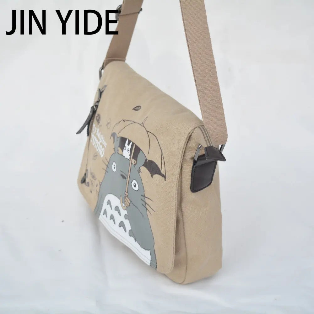 Totoro Crossbody Bag Women Messenger Bags Canvas Shoulder Bag