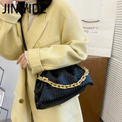 Women's Pu Leather Chain Shoulder Bag Crossbody Purse