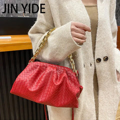 Women's Pu Leather Chain Shoulder Bag Crossbody Purse