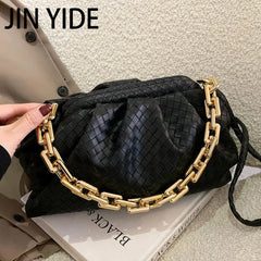 Women's Pu Leather Chain Shoulder Bag Crossbody Purse