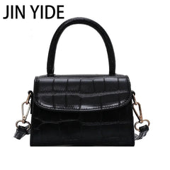 Crocodile Pattern Crossbody Bag Small Handbag Chain Hand Bag