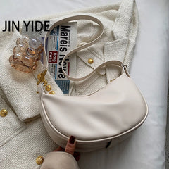 Vintage Women's Bag Pu Leather Zipper Casual Shoulder Bags