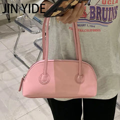 Solid Women Shoulder Bags Tote PU Leather Flap Top-Handle Bag
