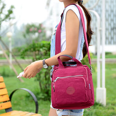 JINQIAOER Women Bag Waterproof Nylon Shoulder Messenger Bags