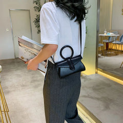 Mini Small Square PU Leather Women's Handbag Shoulder Messenger Bag