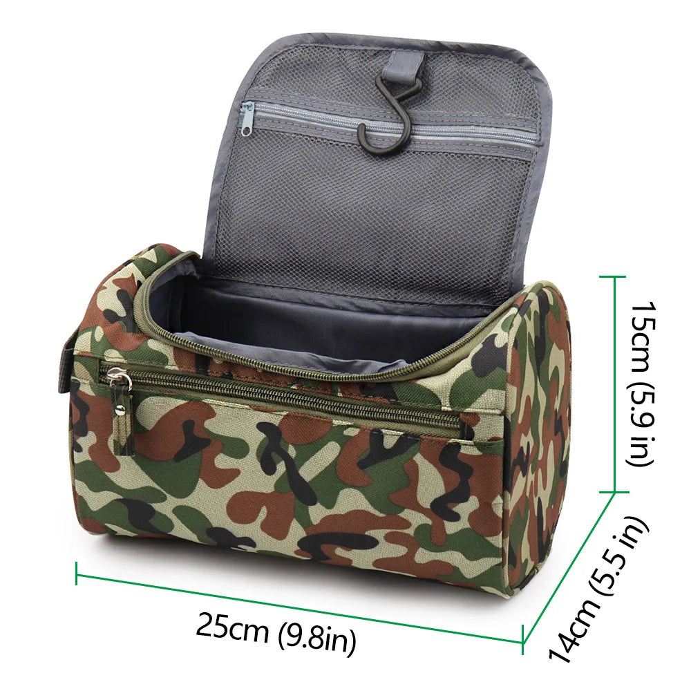 Large Waterproof Makeup Bag Nylon Travel Cosmetic Bag Organizer Case