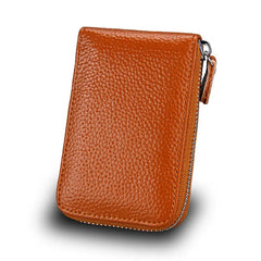 JNKET Leather Organ Clutch Wallet Zipper Purse Billfold Coins Pocket