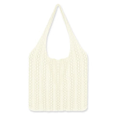 JNKET Retro Knitted Shoulder Bag Casual Crossbody Sling Bag