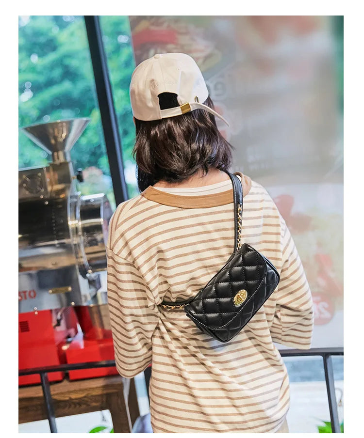 JOYHO Women Waist Bag Fanny Pack Plaid Belt Bags