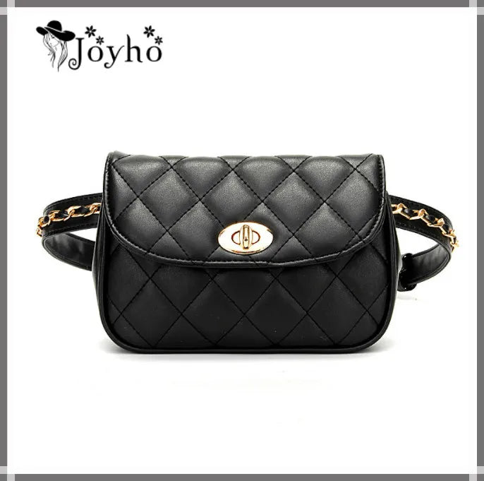 JOYHO Women Waist Bag Fanny Pack Plaid Belt Bags
