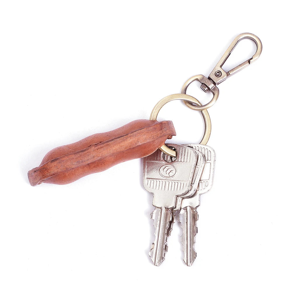 Leather Keychain Key Chains Holder High Car Accessories Decoration Gift