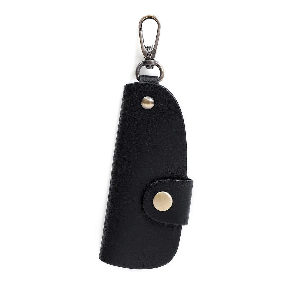 Vintage Leather Key Wallet Men Organizer Housekeeper Keychain