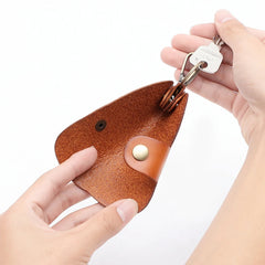 Vintage Leather Key Wallet Men Organizer Housekeeper Keychain