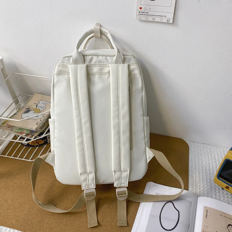 Women Backpack School Bag Female Business Travel Bookbag Girl Waterproof