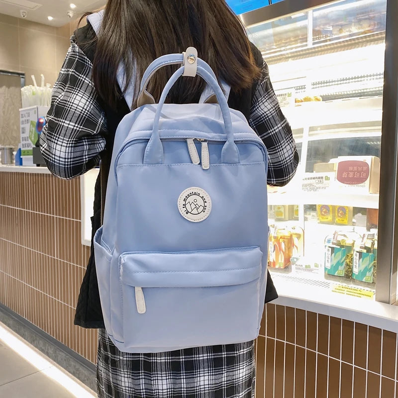 Women Backpack School Bag Female Business Travel Bookbag Girl Waterproof