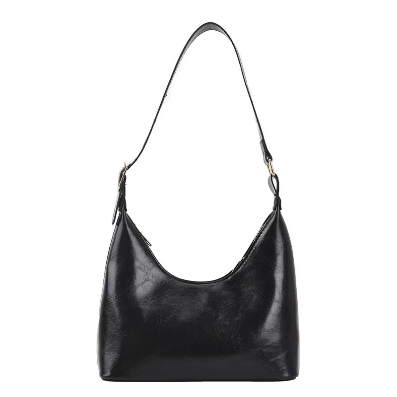Summer Hobo Bag PU Leather Casual Tote Ladies Shoulder Bags