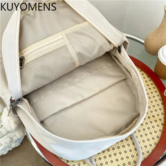 JULYCCINO Multifunction Double Zipper Women Backpack Teenager Girls Laptop Backp