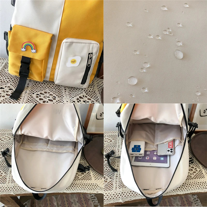 Candy Student Backpack Waterproof School Bag Travel Backpack