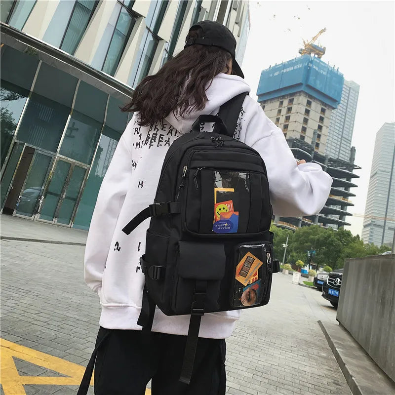 Waterproof Purple Travel Rucksack for Teenage Girl Student Backpacks