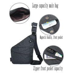 Anti-Theft Messenger Bag Shoulder Bags for Men and Women