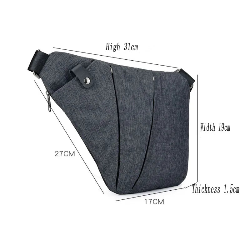 Anti-Theft Messenger Bag Shoulder Bags for Men and Women