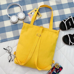 JYSHINE Cartoon Canvas Shoulder Bag for Girls Student Crossbody Handbag