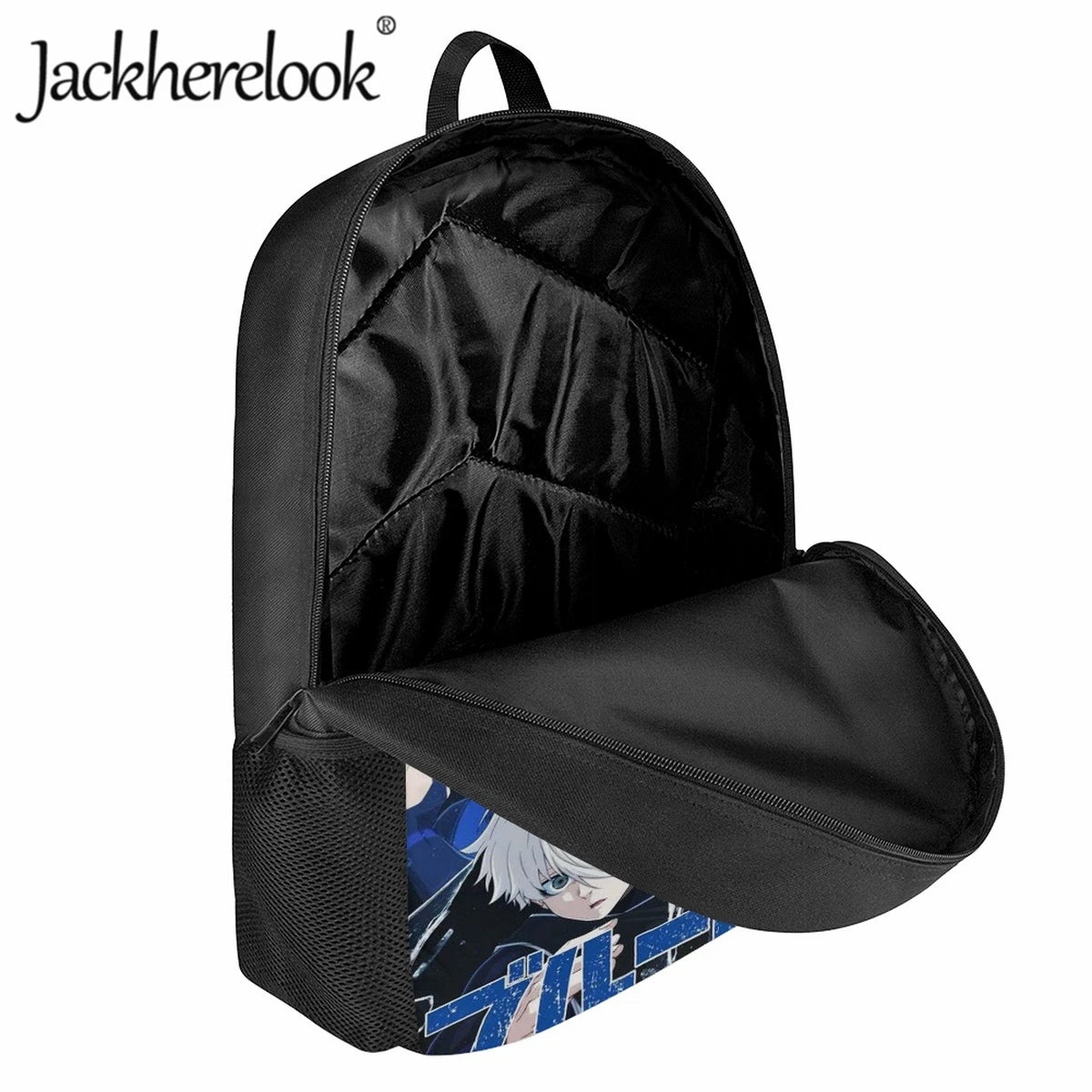 Anime LOCK Print Schoolbag for Boys Girls Sports Backpack