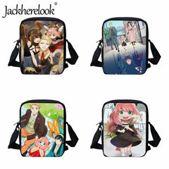 Anime Spy Family Print School Boy Girl's Shoulder Bag Casual Schoolbag