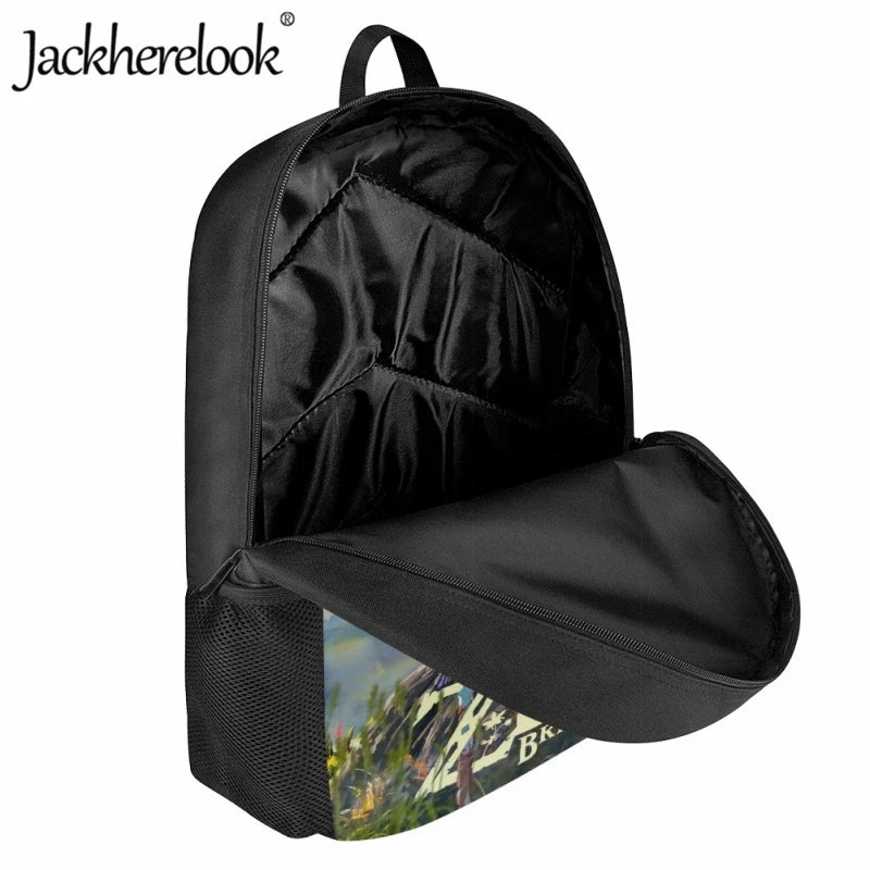 Zelda: Breath of the Wild Print Kids School Bag