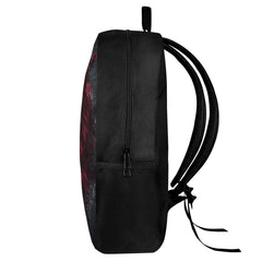 Gothic Skull Floral Backpack for Kids