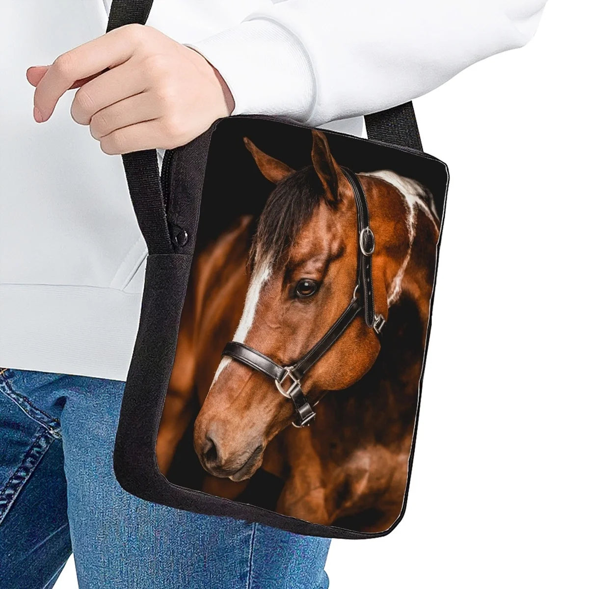 Jackherelook Children Horse Print Crossbody Bag