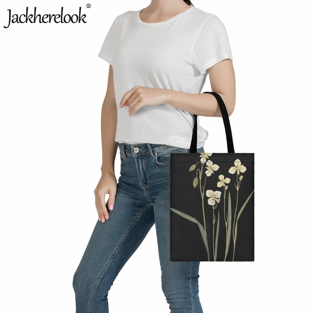 Flower Pattern Shoulder Bag for Women's Leisure Travel Shopping