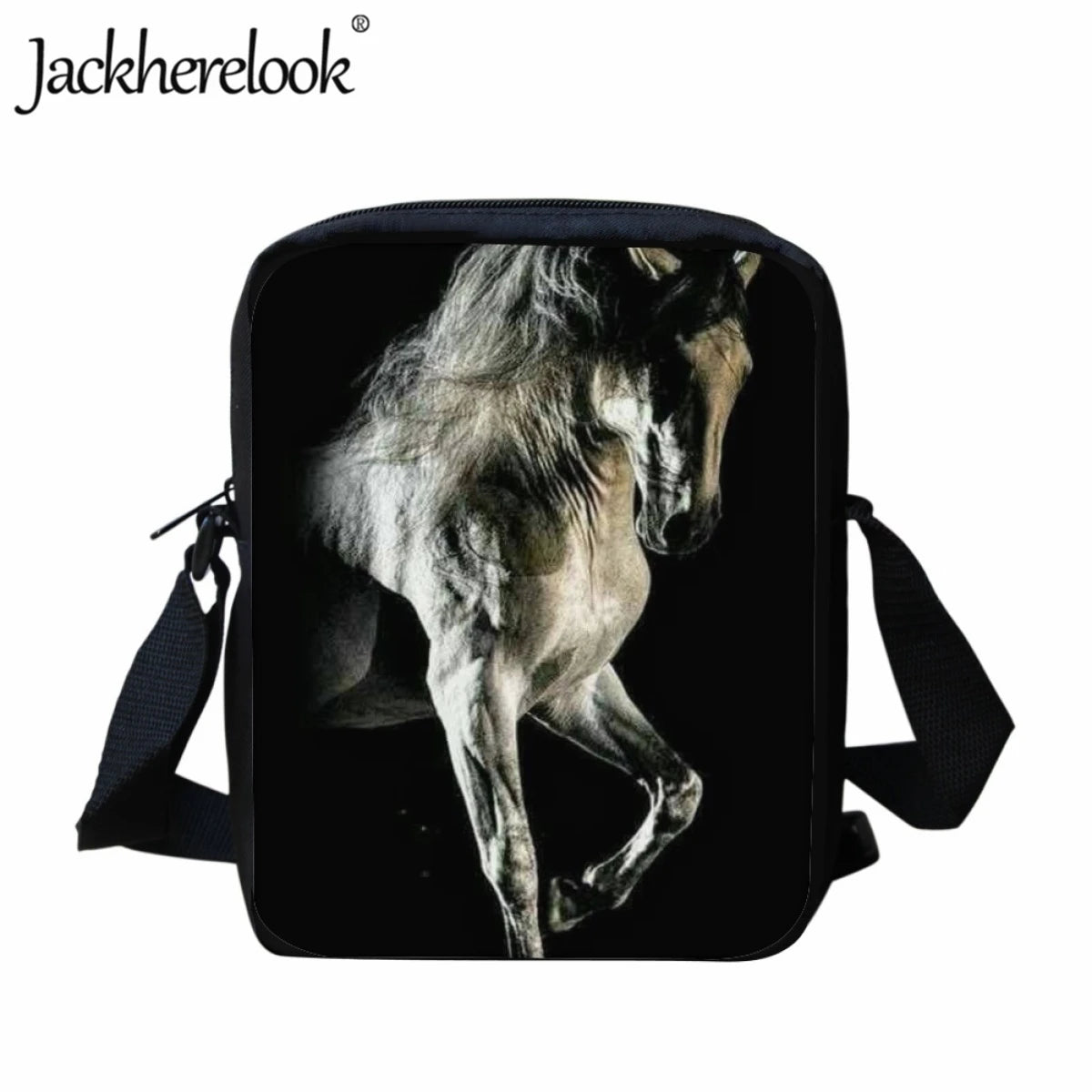 Horse Pattern Printing Lunch Bag for Children Shoulder Bag