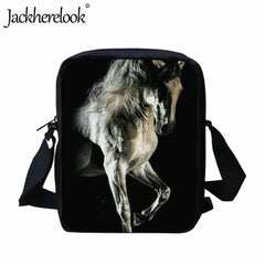 Horse Pattern Printing Lunch Bag for Children Shoulder Bag