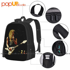 James Hetfield Birthday Backpack Large Capacity Bookbag