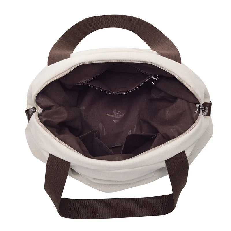 Jamhoo Shoulder Bag Canvas Women Handbags Bucket Floral Tote Crossbody Bag