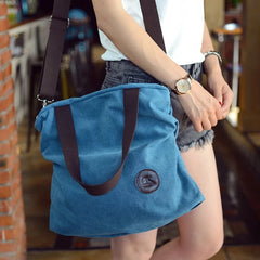 Jamhoo Shoulder Bag Canvas Women Handbags Bucket Floral Tote Crossbody Bag
