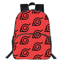Japan Anime Backpack Uzumaki Sasuke School Bag 3D Printing Children Bookbag