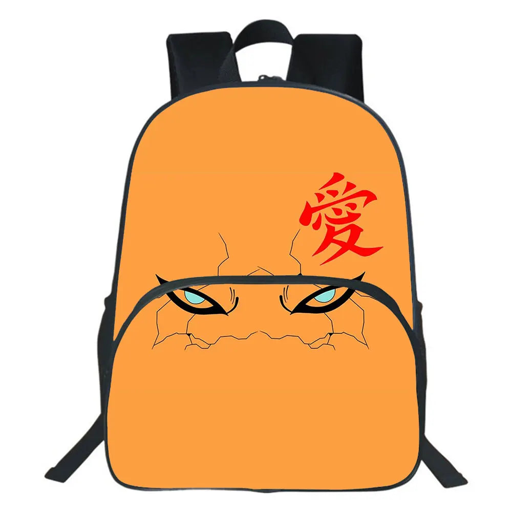 Japan Anime Backpack Uzumaki Sasuke School Bag 3D Printing Children Bookbag