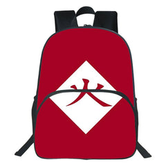 Japan Anime Backpack Uzumaki Sasuke School Bag 3D Printing Children Bookbag