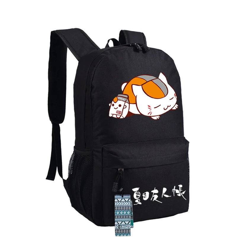 Japan Anime Cat Natsume's Book of Backpack Game Schoolbag