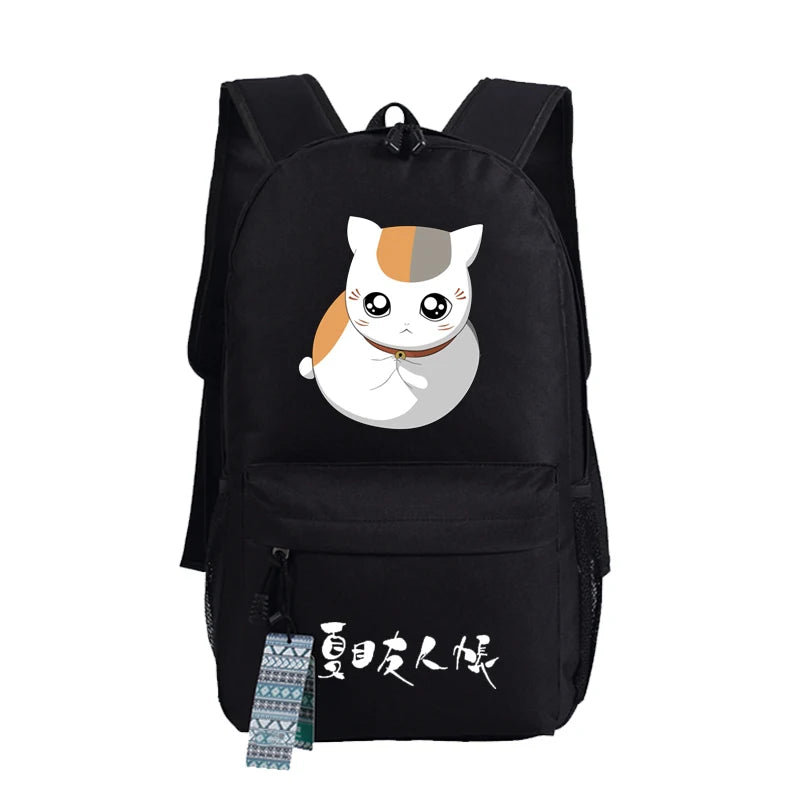 Japan Anime Cat Natsume's Book of Backpack Game Schoolbag