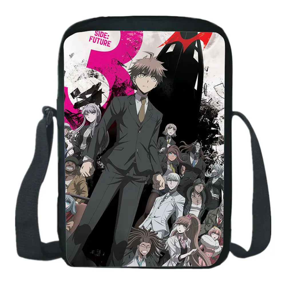 Japan Anime Danganronpa Messenger Bag Schoolbag Cosplay Shoulder Bag