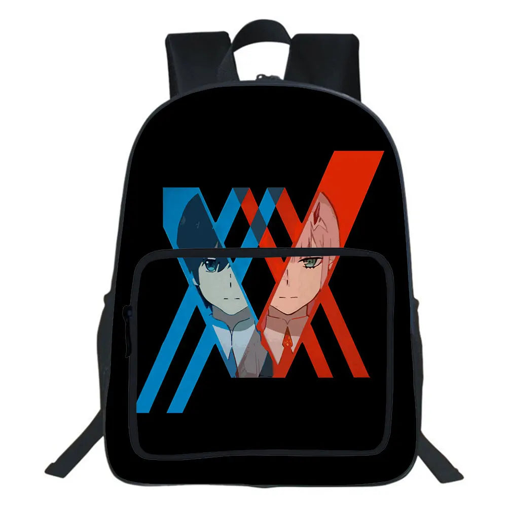 Japanese Anime Darling In The Franxx Backpack Student Bookbag Women Rucksack