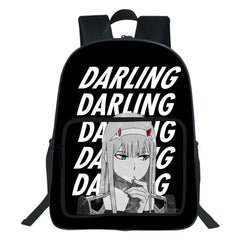Japanese Anime Darling In The Franxx Backpack Student Bookbag Women Rucksack