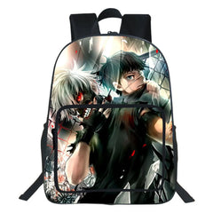 Japan Anime Tokyo Ghoul Backpack Boy Girl Bag Cartoon Double-layer Travel Bag