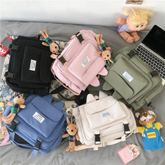 Japan Style Women Shoulder Messenger Bag Waterproof Nylon Crossbody Bag