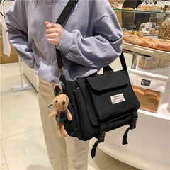 Japan Style Women Shoulder Messenger Bag Waterproof Nylon Crossbody Bag