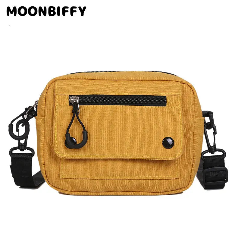 Japan Style Girl Shoulder Bag Canvas Crossbody Student Phone Purse