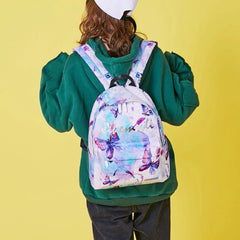 Harajuku Butterfly Backpack Women Waterproof Nylon Summer Bagpack